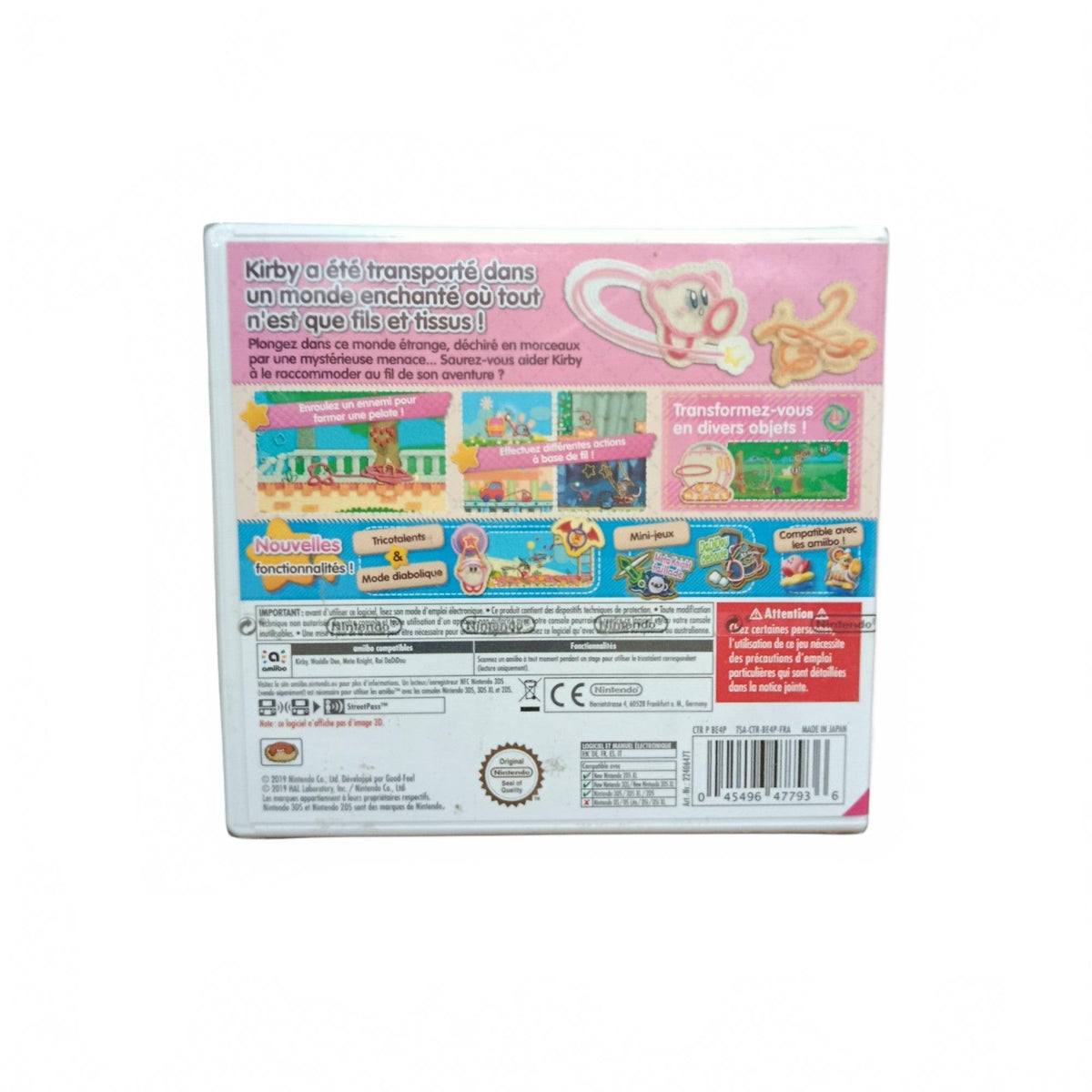 Kirby Au Fil de la grande aventure Nintendo 3DS Neuf