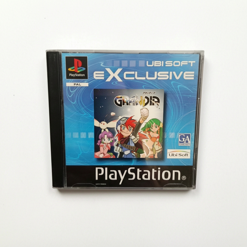 Grandia Version Ubisoft Exclusive Playstation 1 (PS1) Verison USK