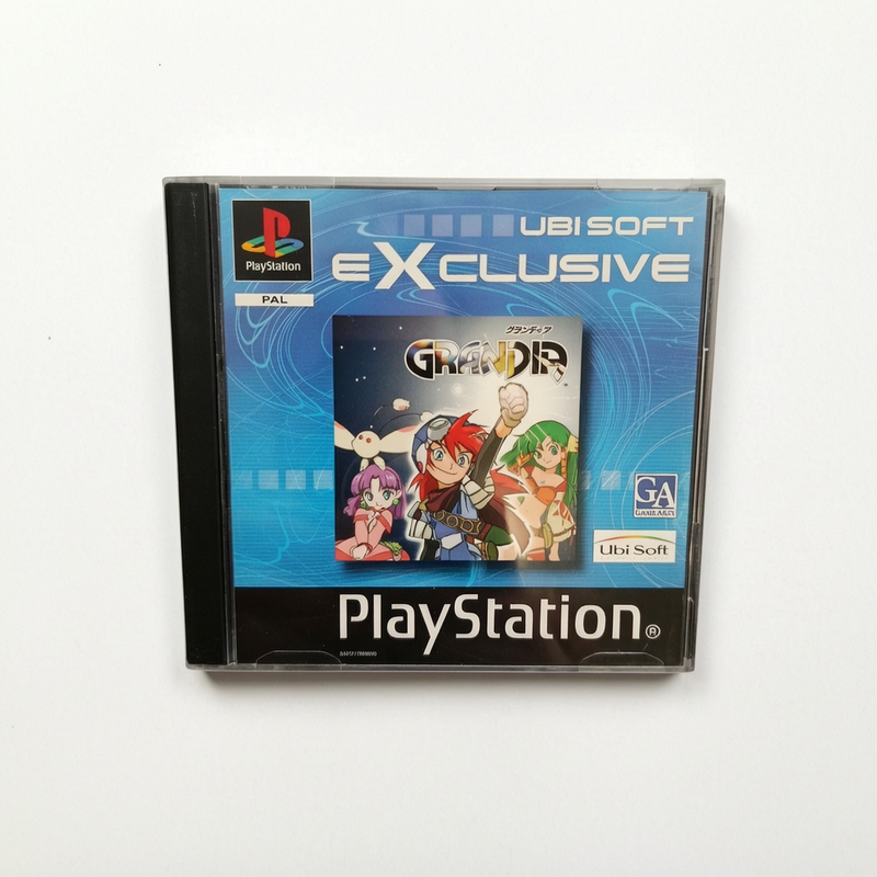 Grandia Version Ubisoft Exclusive Playstation 1 (PS1) Verison USK