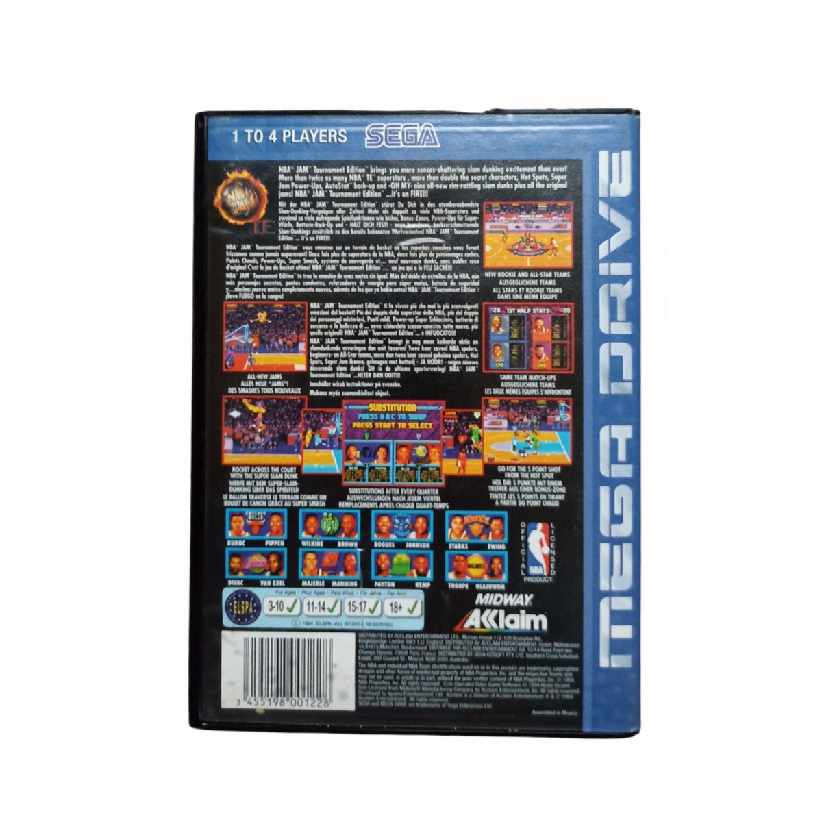 NBA JAM Sega Mega Drive