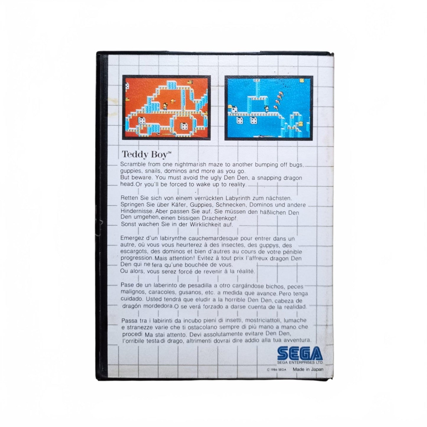 TEDDY BOY Sega Master System