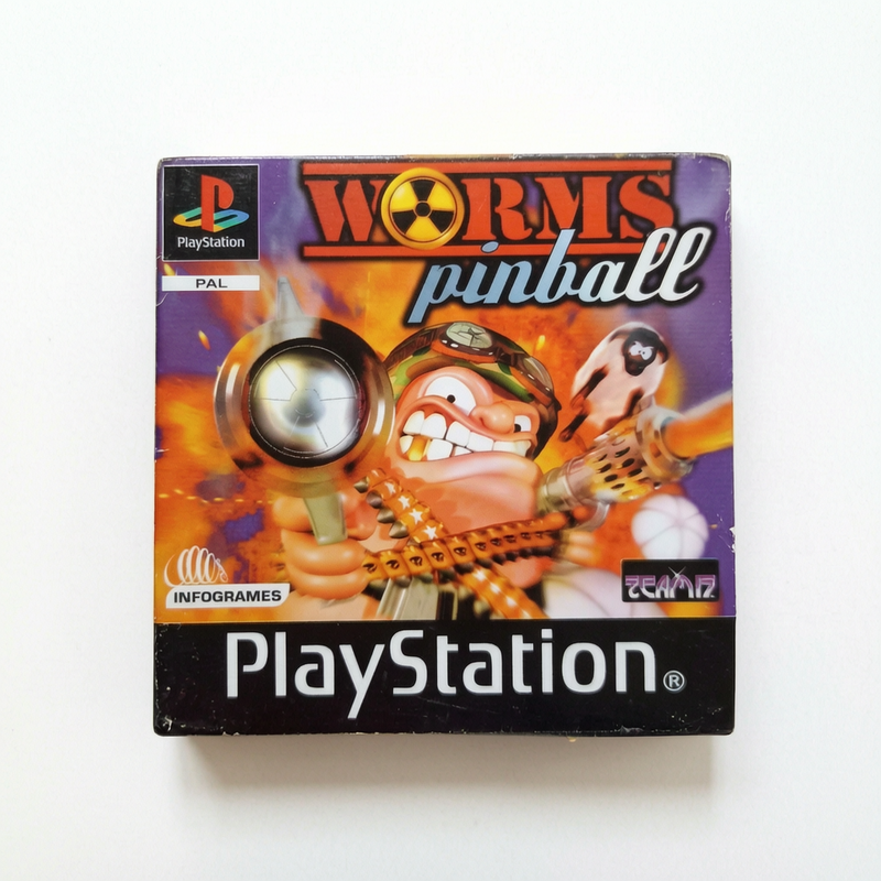 NOTICE WORMS PINBALL playstation 1 (PS1)