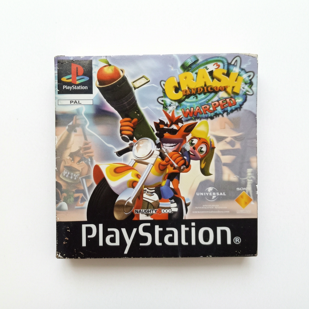 NOTICE CRASH BANDICOOT WARPED playstation 1 (PS1)