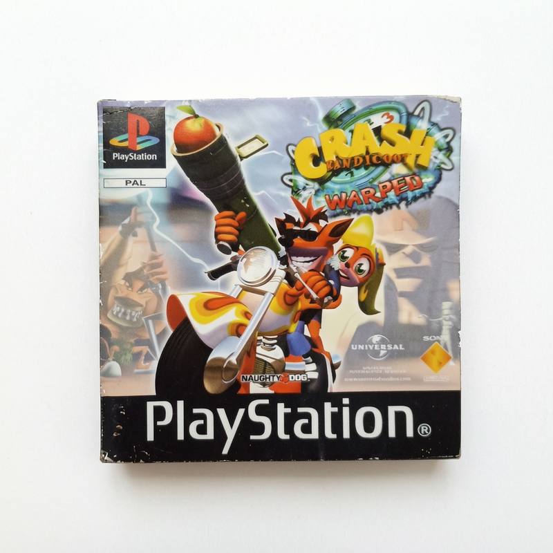 NOTICE CRASH BANDICOOT WARPED playstation 1 (PS1)