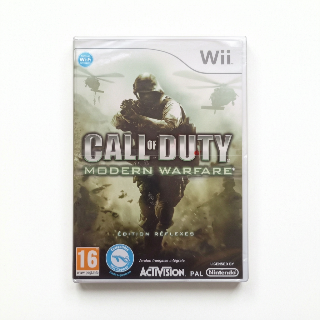 CALL OF DUTY MODERN WARFARE nintendo wii (neuf sous blister)
