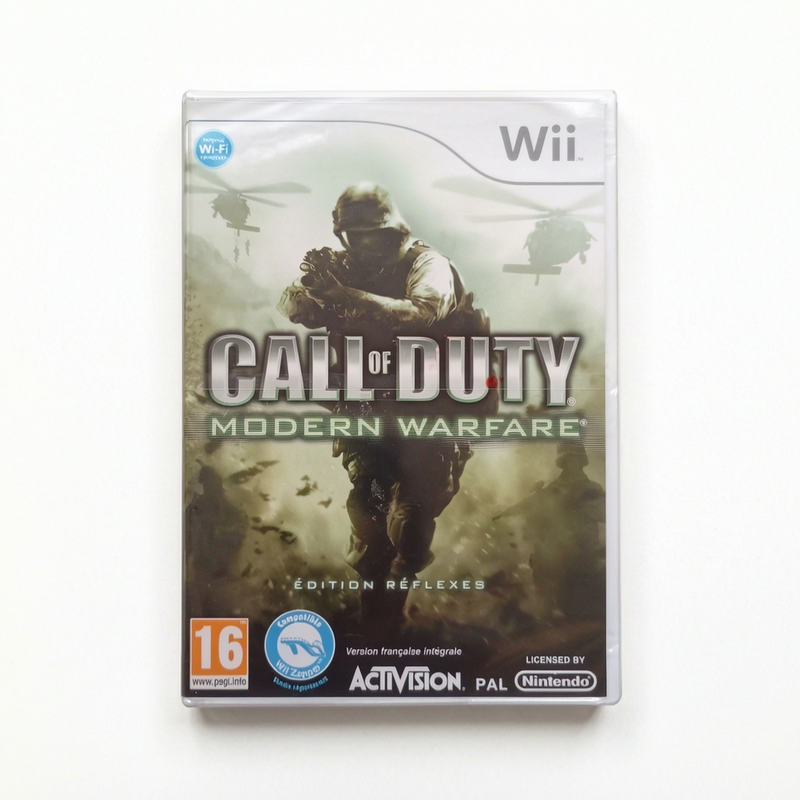 CALL OF DUTY MODERN WARFARE nintendo wii (neuf sous blister)