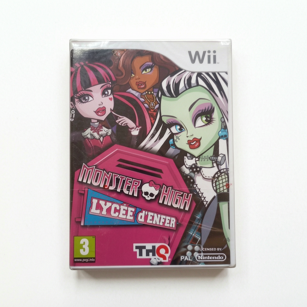 MONSTER HIGH nintendo wii (neuf sous blister)