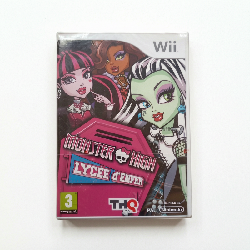 MONSTER HIGH nintendo wii (neuf sous blister)