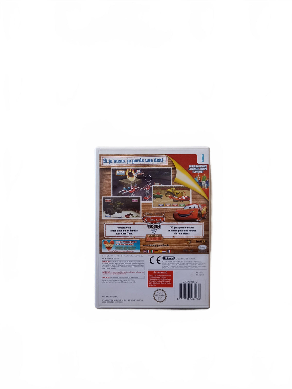 CARS TOON nintendo wii