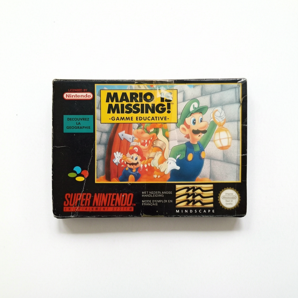 Boite seule avec notice Mario is Missing Super Nintendo (SNES)