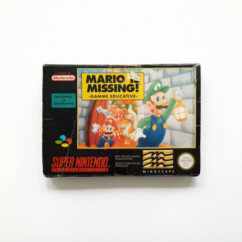 Boite seule avec notice Mario is Missing Super Nintendo (SNES)