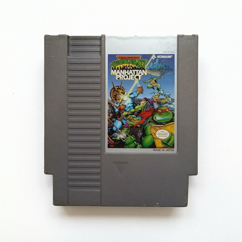 Turtle Ninja III Manhattan Project Nintendo NES Version USA
