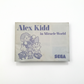 Notice Alex Kidd In Miracle World Master System