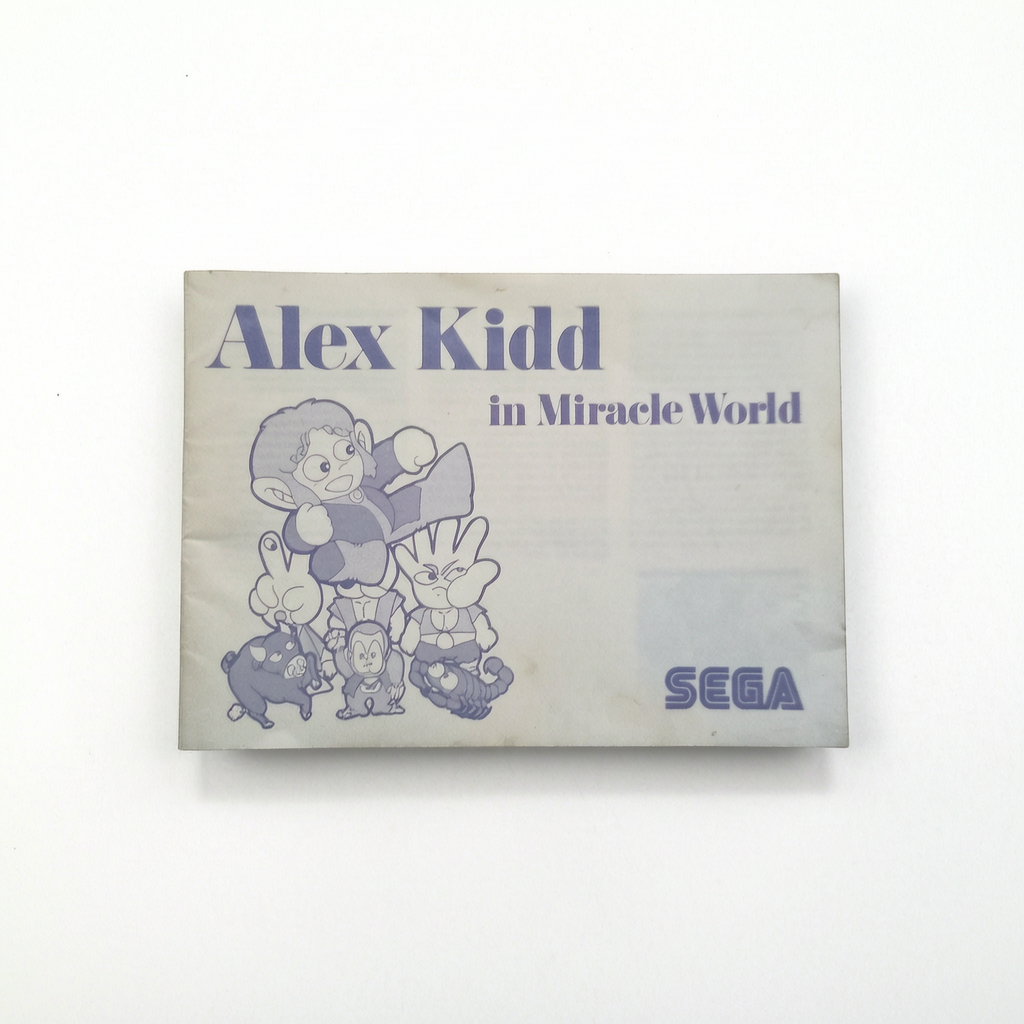 Notice Alex Kidd In Miracle World Master System