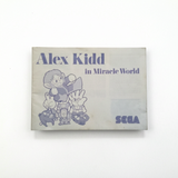 Notice Alex Kidd In Miracle World Master System