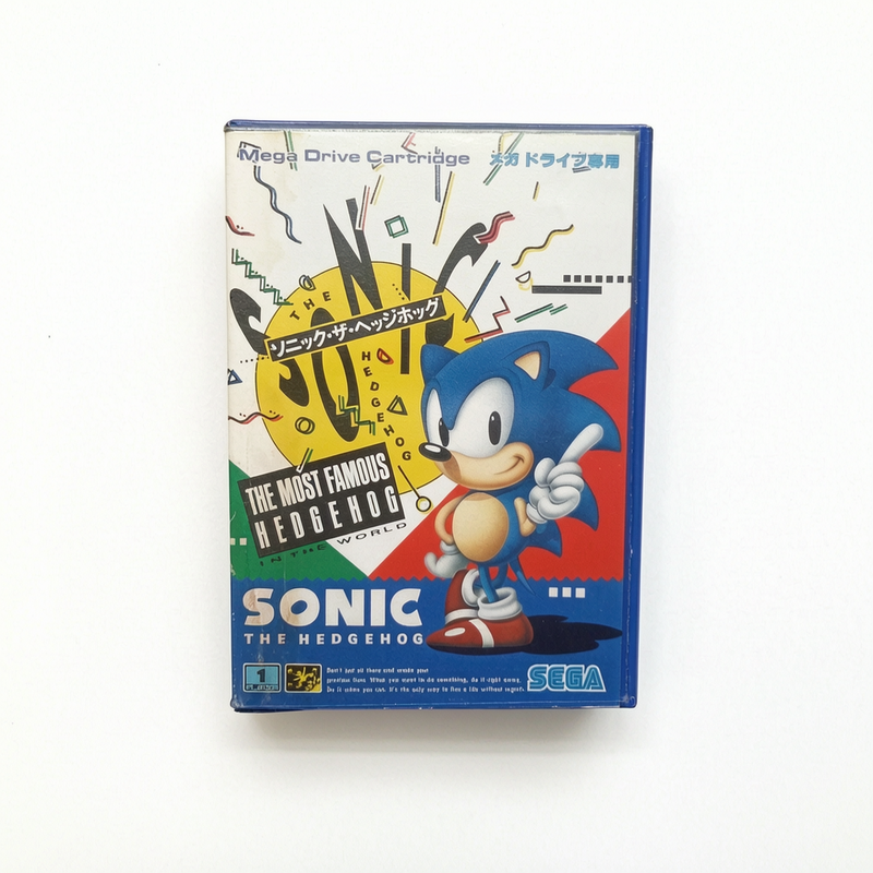 Sonic Hedgehog Mega Drive Version Japonaise