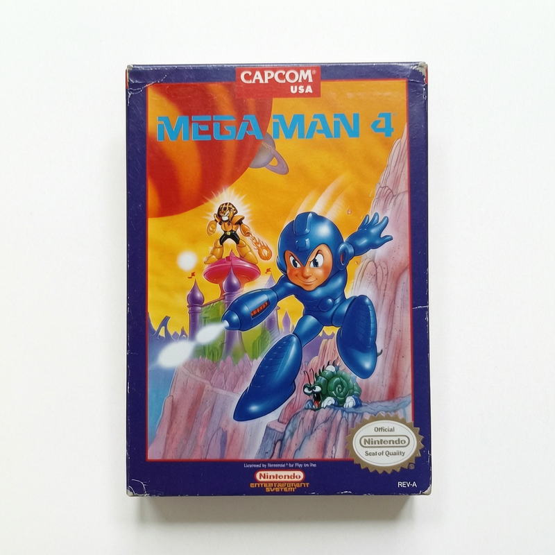 megaman 4 usa Nintendo NES Version USA