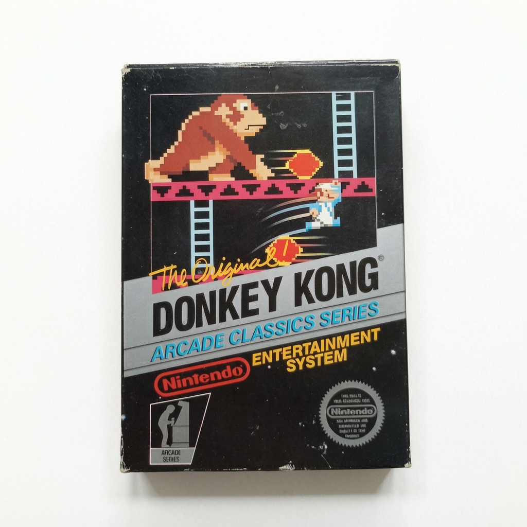 The original donkey kong Nintendo NES