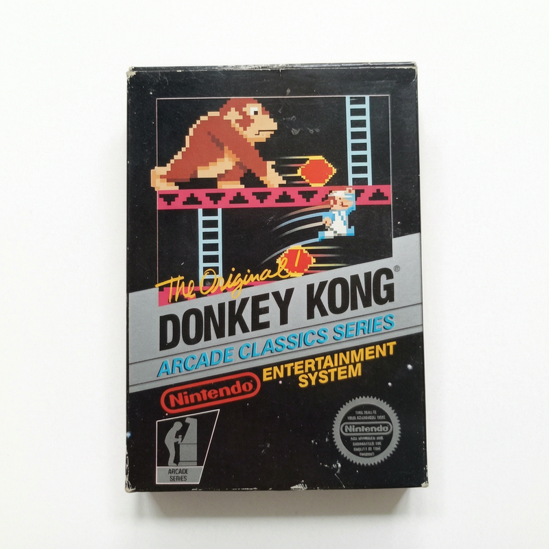 The original donkey kong Nintendo NES