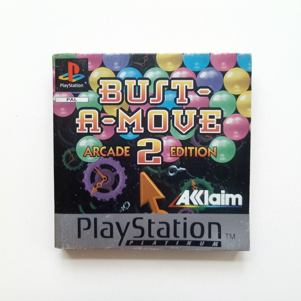 notice bust a move arcade 2 edition playstation 1 (PS1) platinium
