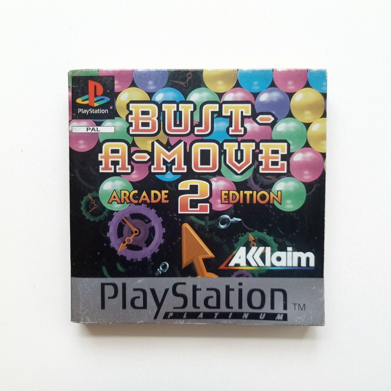 notice bust a move arcade 2 edition playstation 1 (PS1) platinium