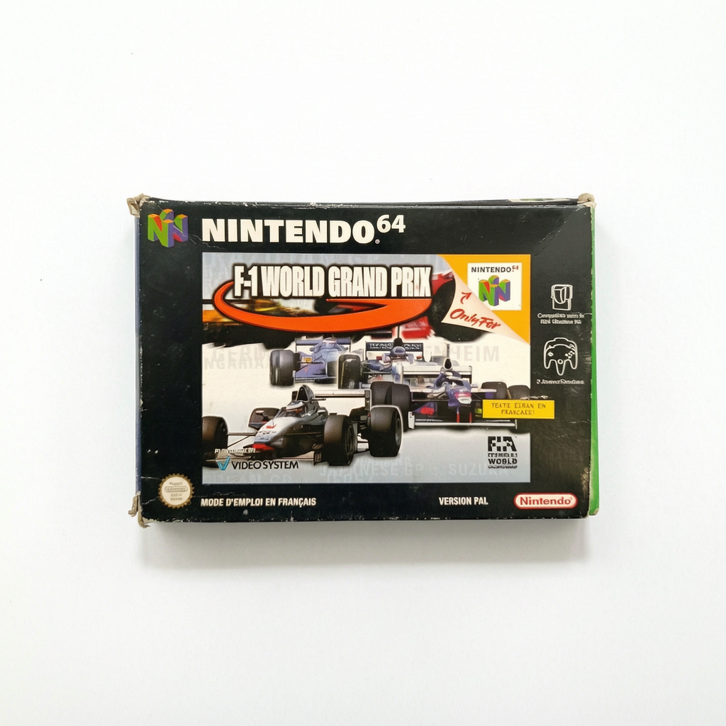 F-1 World Grand Prix Nintendo 64 (N64) en boite FRA
