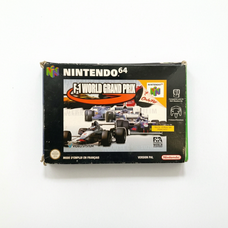 F-1 World Grand Prix Nintendo 64 (N64) en boite FRA