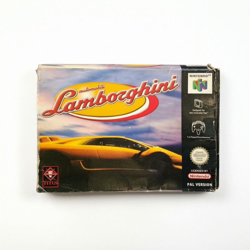 Lamborghini Nintendo 64 (N64) en boite FRA
