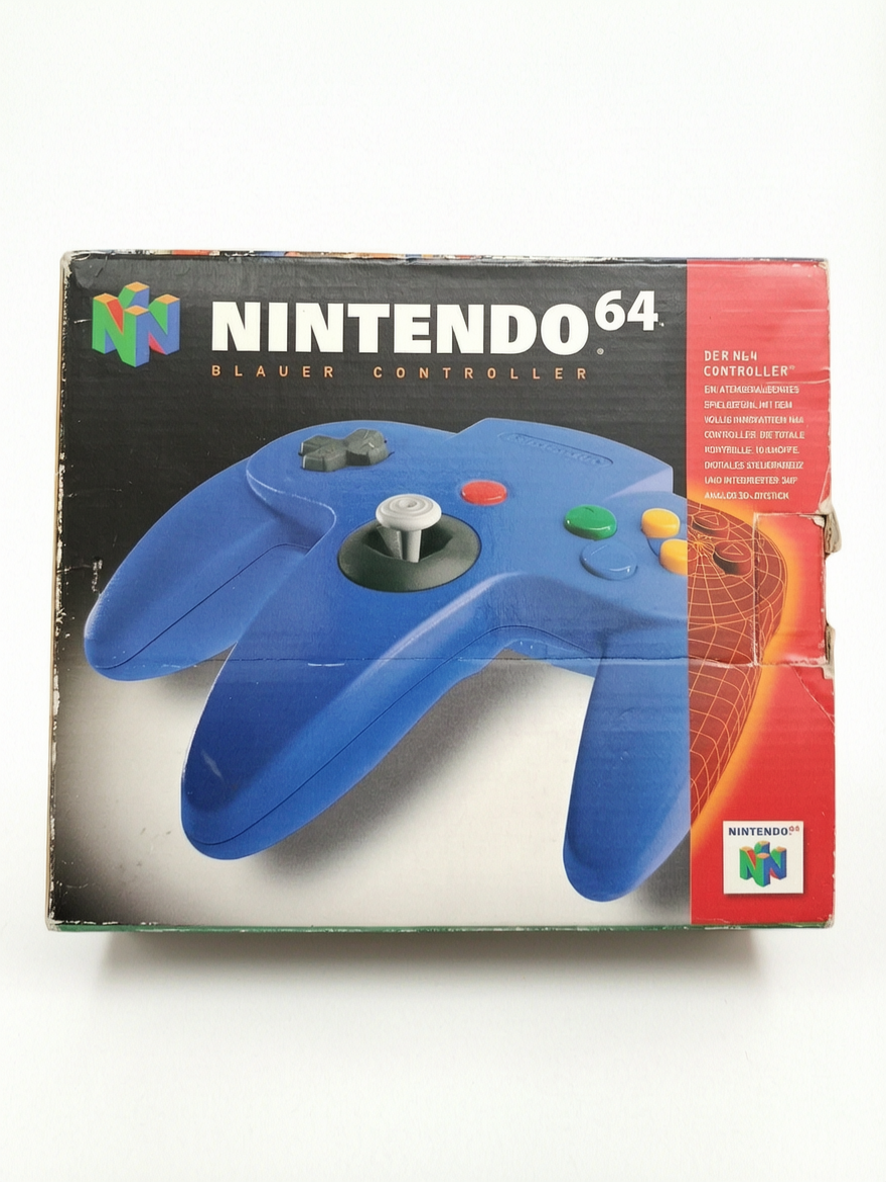 Boite Manette Bleu Nintendo 64 Version NOE
