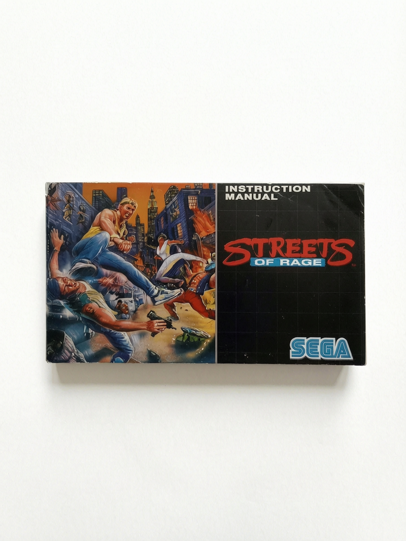 Notice Street Of Rage Mega Drive