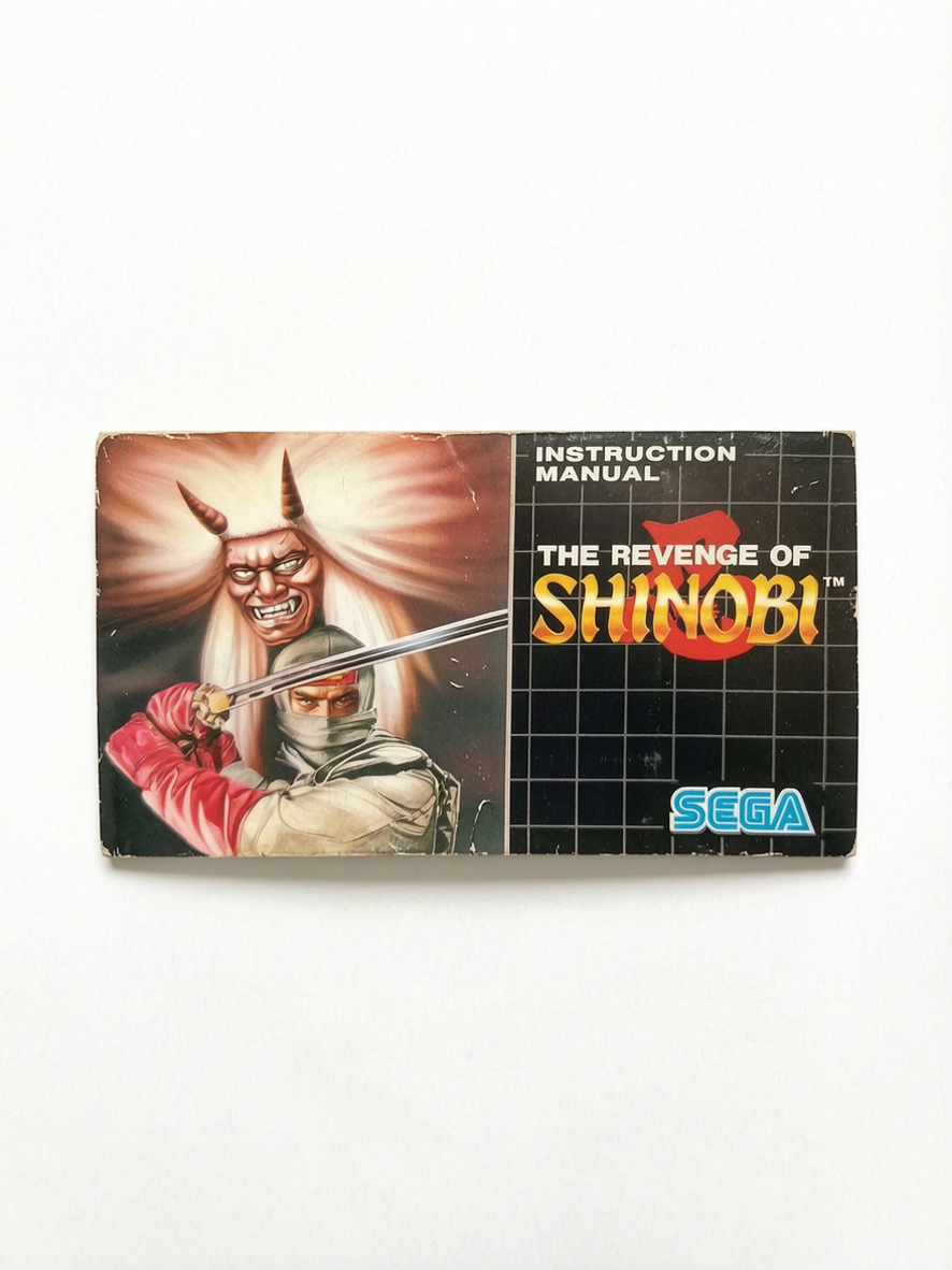 Notice The Revenge of Shinobi Mega Drive