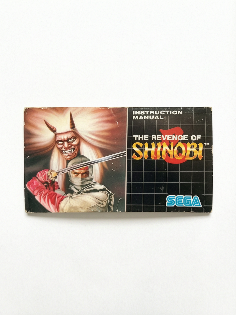 Notice The Revenge of Shinobi Mega Drive