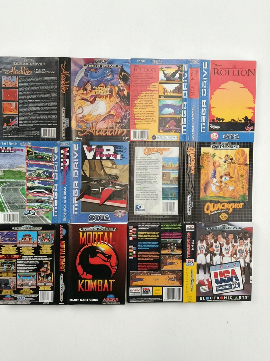 Jaquette Sega Mega Drive