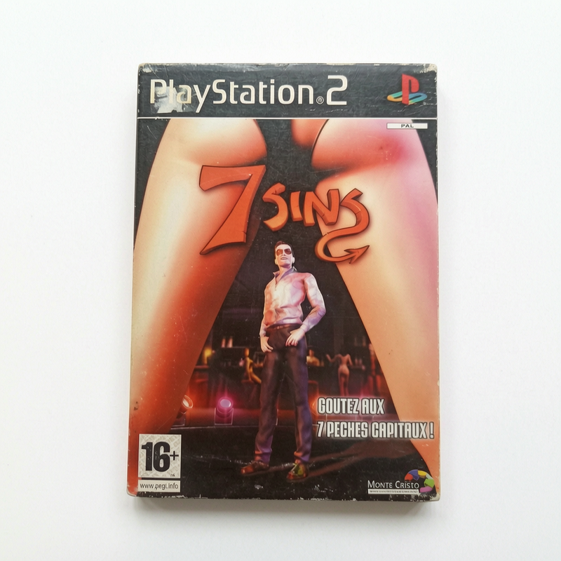 7 Sins Cartonné playstation 2 (PS2)