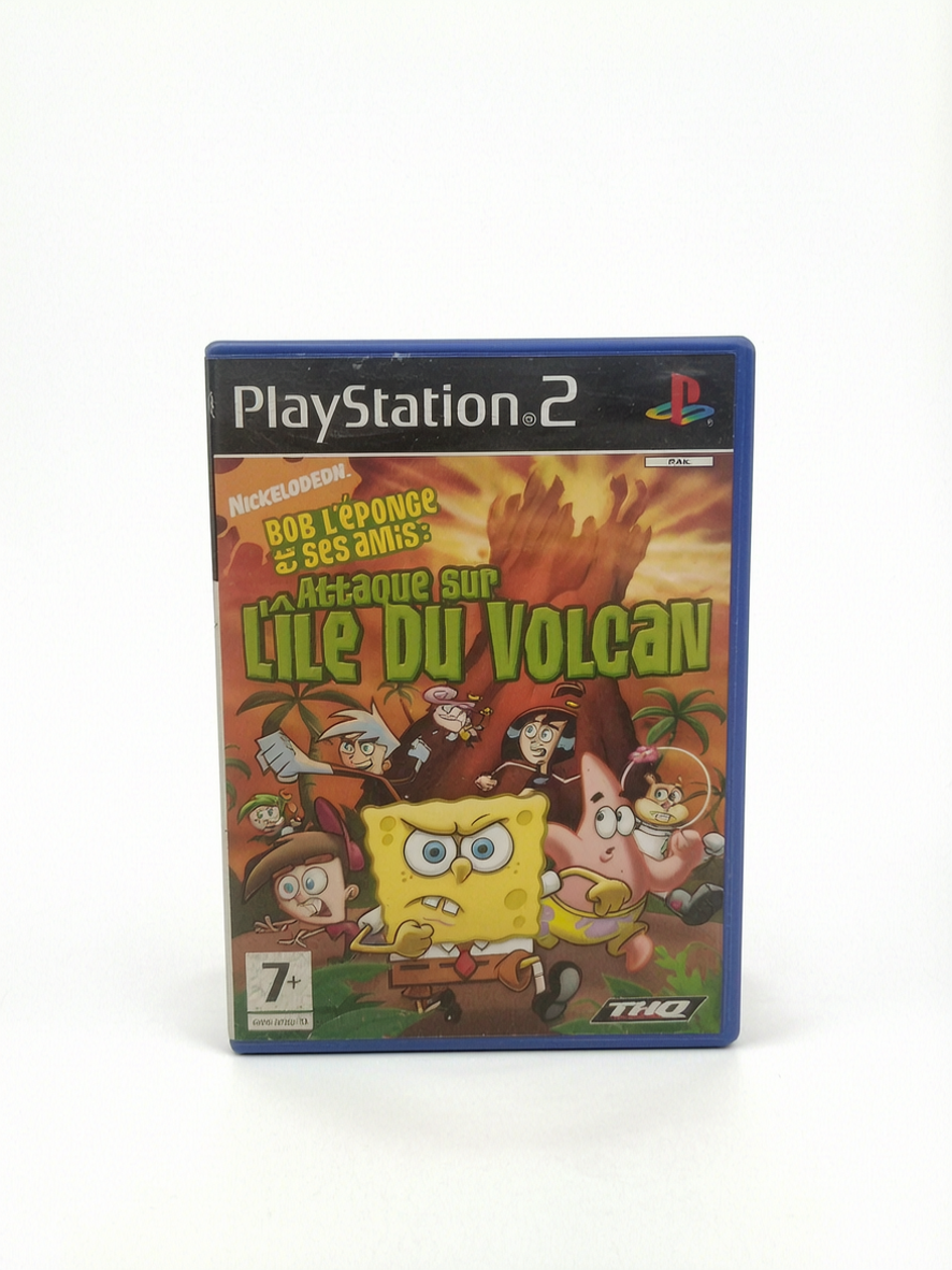 Bob L'éponge et ses Amis : Attaque sur l'île du Volcan playstation 2 (PS2)