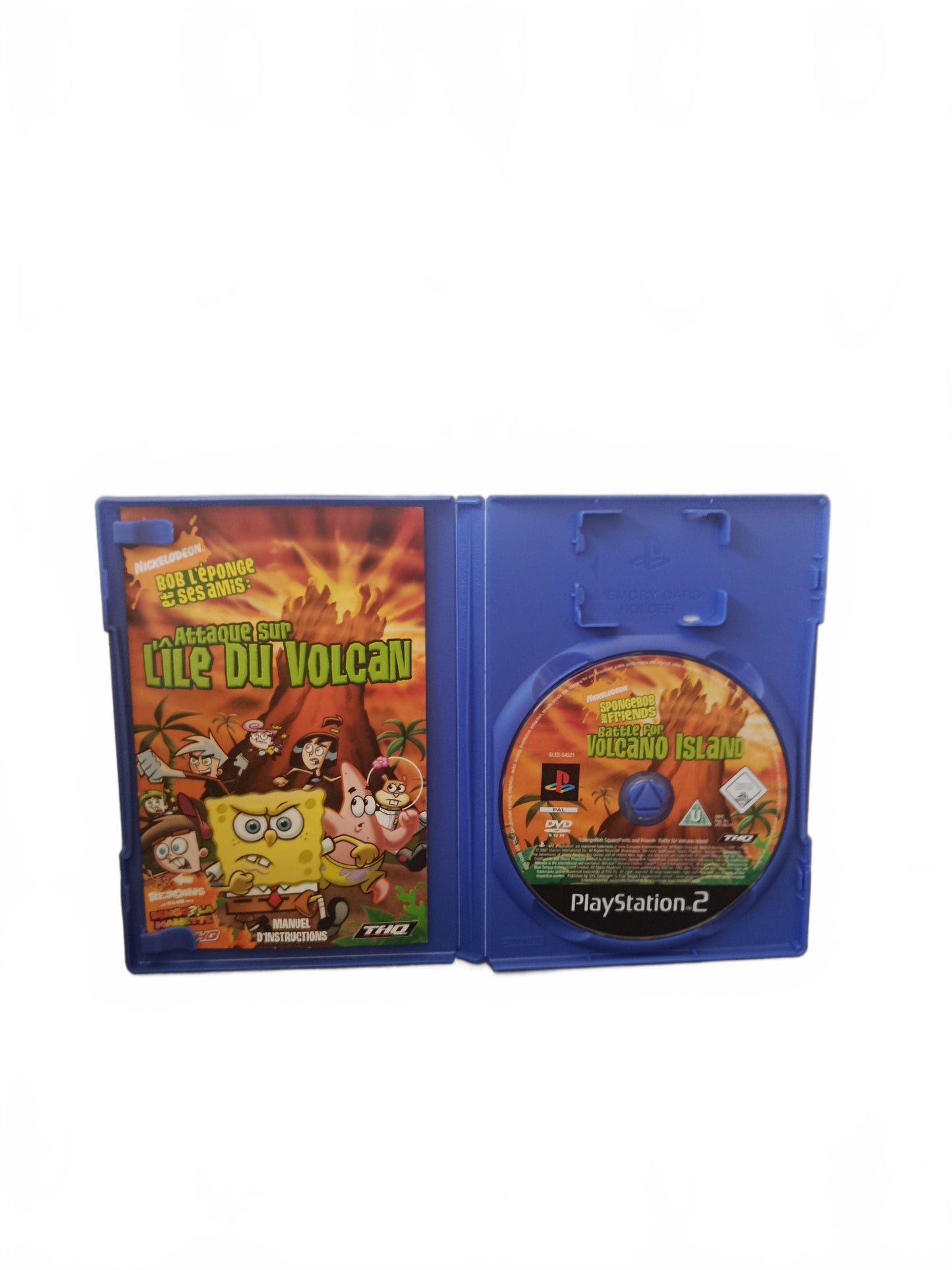 Bob L'éponge et ses Amis : Attaque sur l'île du Volcan playstation 2 (PS2)