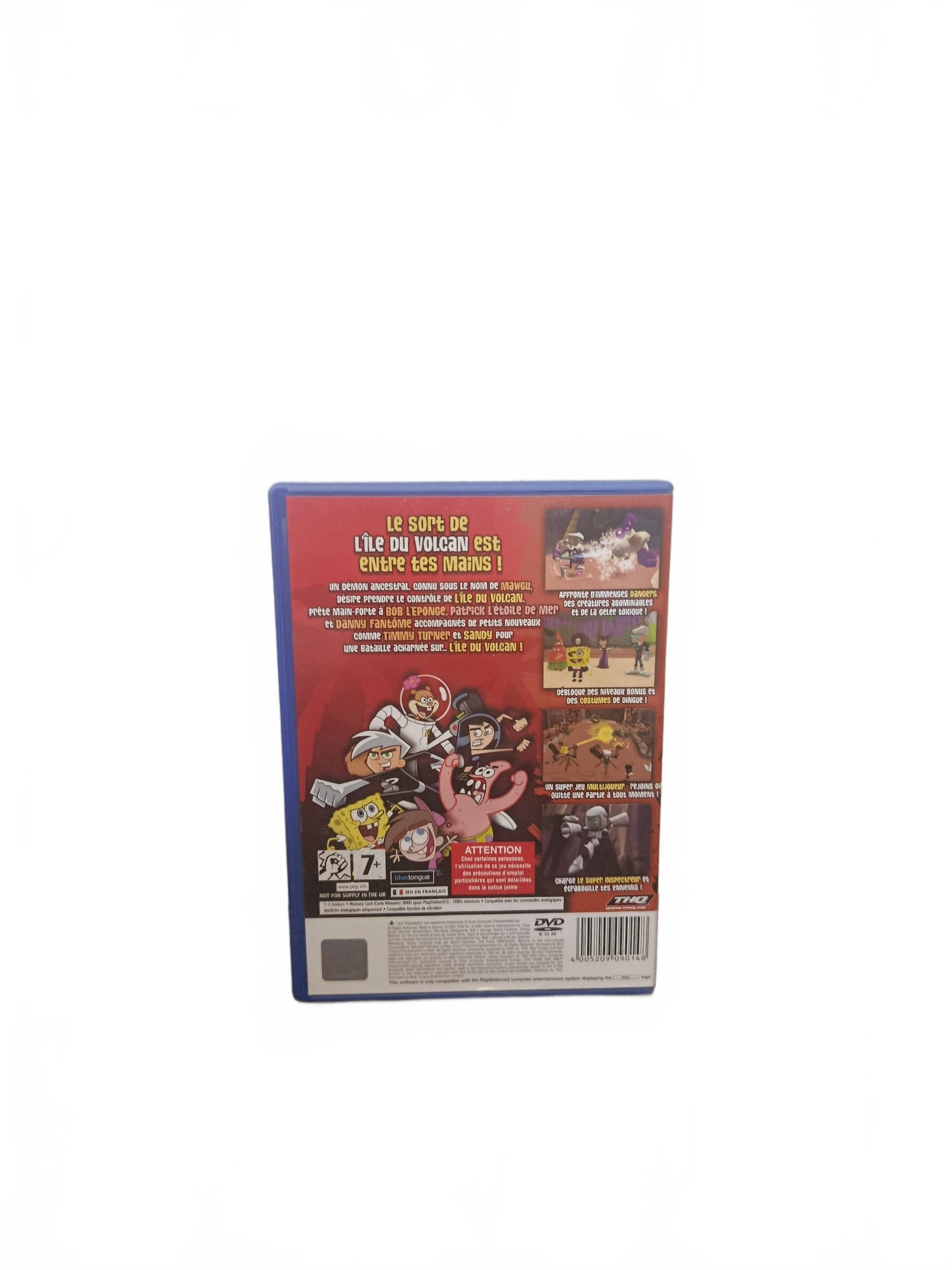 Bob L'éponge et ses Amis : Attaque sur l'île du Volcan playstation 2 (PS2)