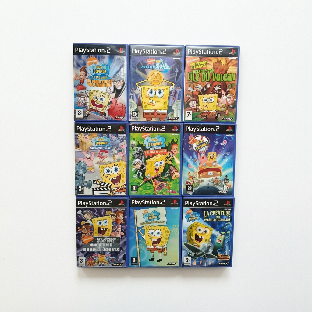 PACK BOB l'éponge Playstation 2 (PS2)