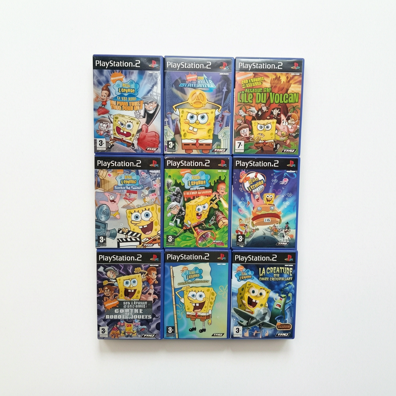 PACK BOB l'éponge Playstation 2 (PS2)