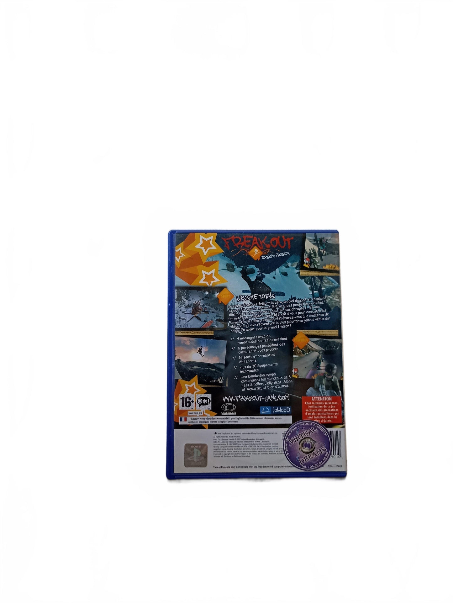 Freak Out : Extreme Freeride playstation 2 (PS2)