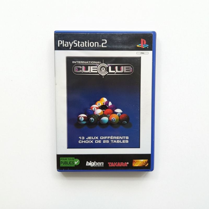 International Cue Club playstation 2 (PS2)