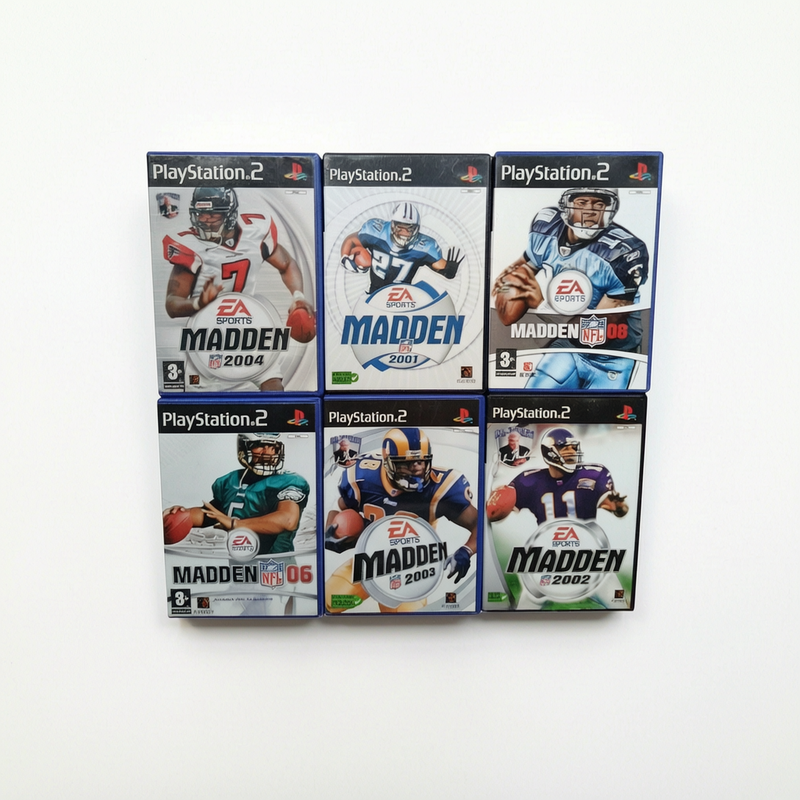 PACK Bundle Madden NFL Playstation 2 (PS2)