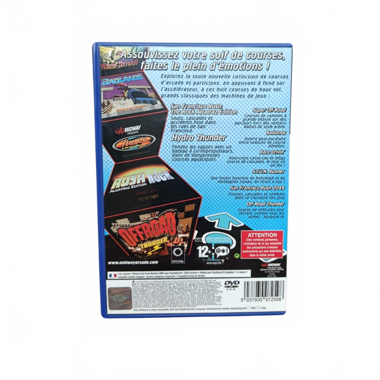 Midway Arcade Treasures 3 playstation 2 (PS2)