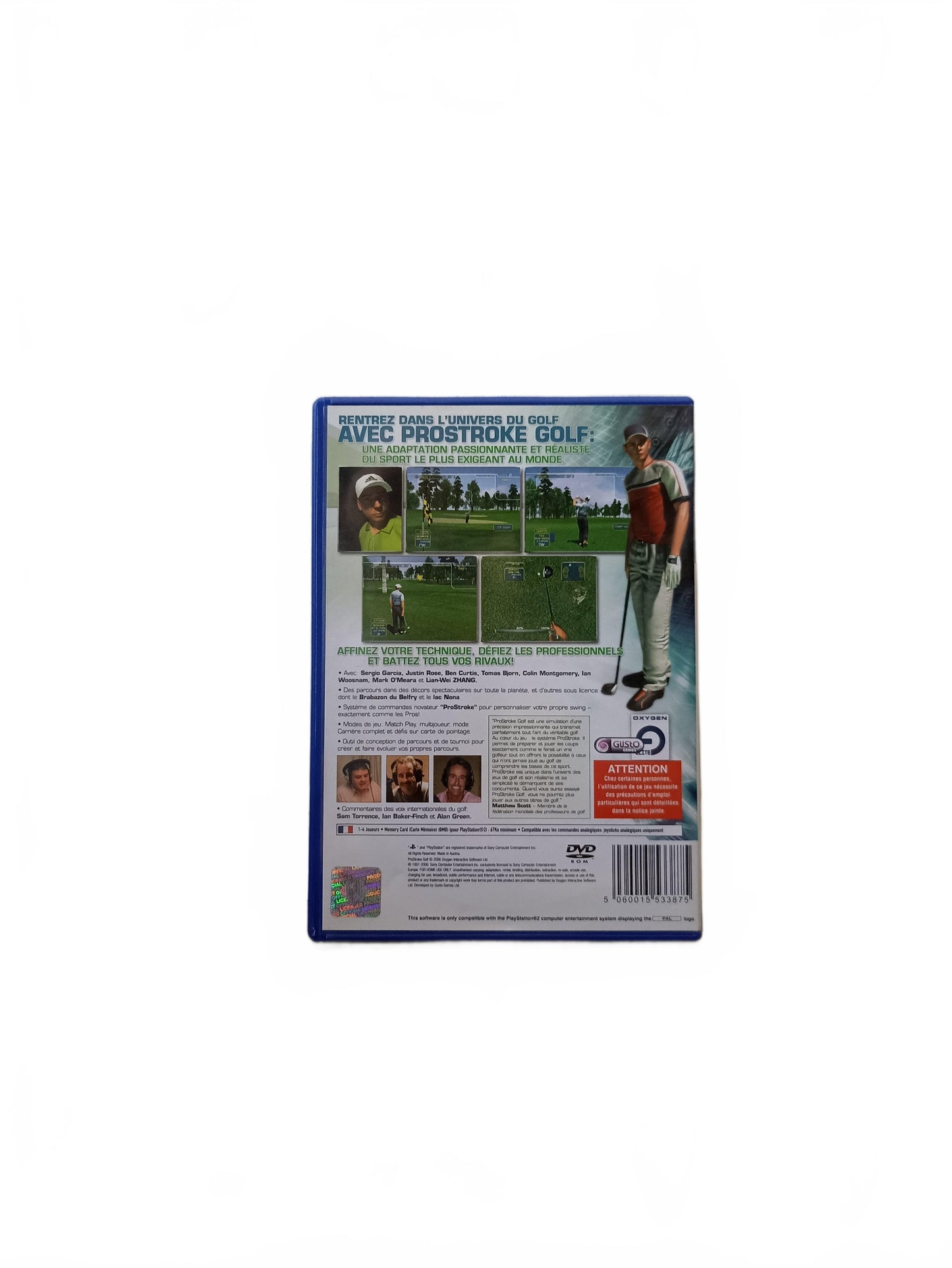 ProStroke Golf : World Tour 2007  playstation 2 (PS2)