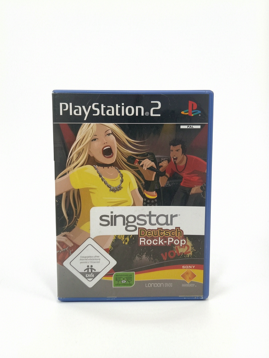 SingStar Deutsch Rock-pop playstation 2 (PS2) Version HOE