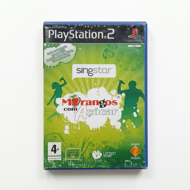 SingStar Morangos com Açúcar playstation 2 (PS2)