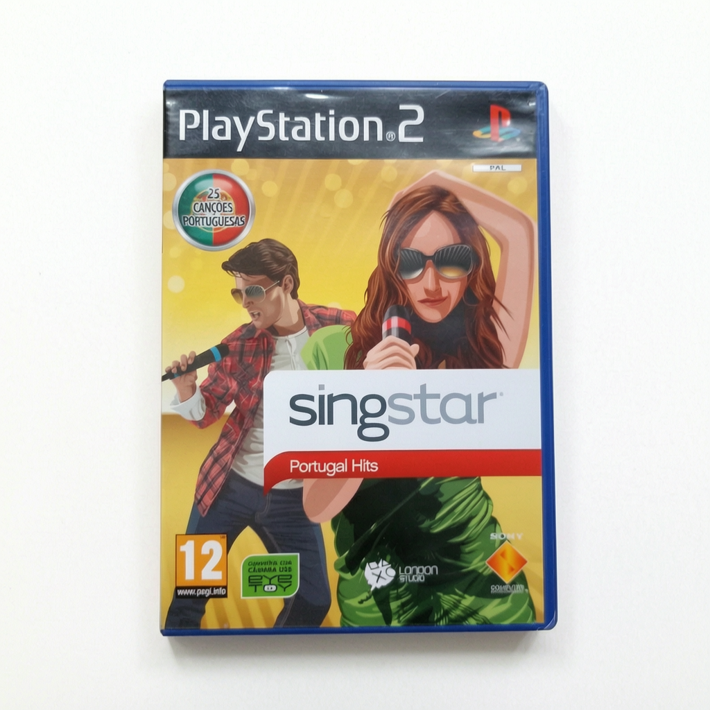 SingStar Portugal Hits playstation 2 (PS2)