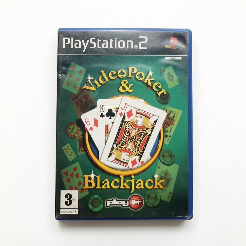 Video Poker & Blackjack playstation 2 (PS2)
