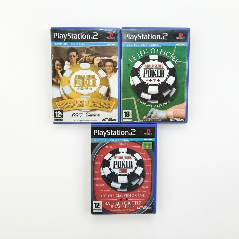 Lot Bundle Poker playstation 2 (PS2)