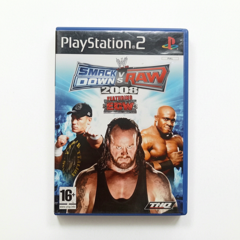 WWE Smackdown vs Raw 2008 playstation 2 (PS2)